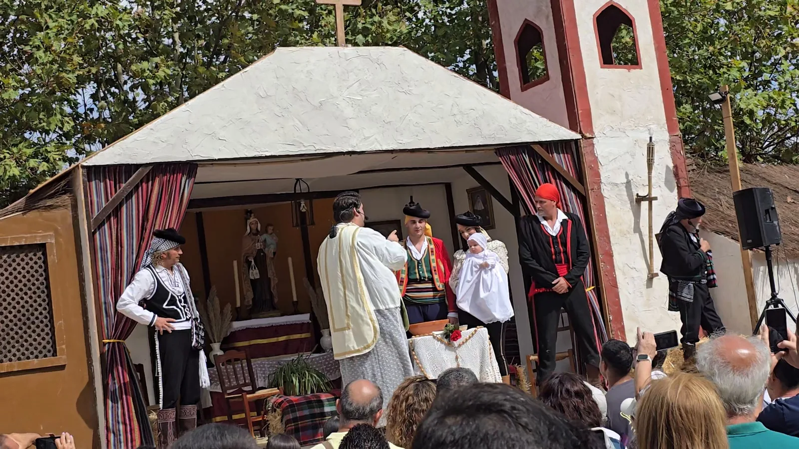 Recreación del bautizo del hijo de El Tempranillo en Grazalema