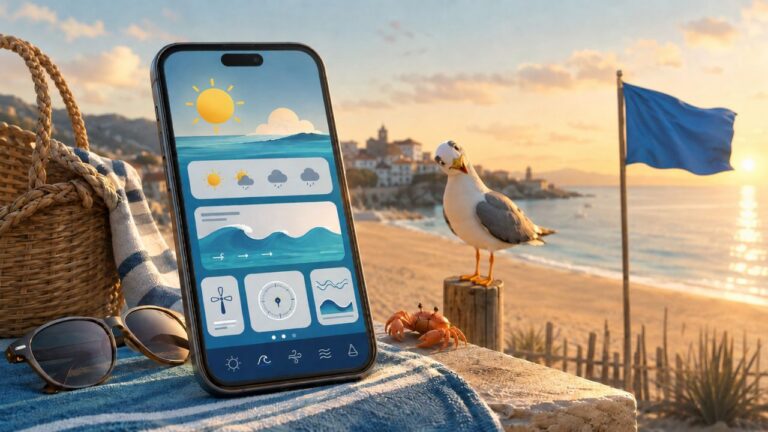 Marea y Clima: una app para mirar el tiempo, el mar y el sol antes de salir